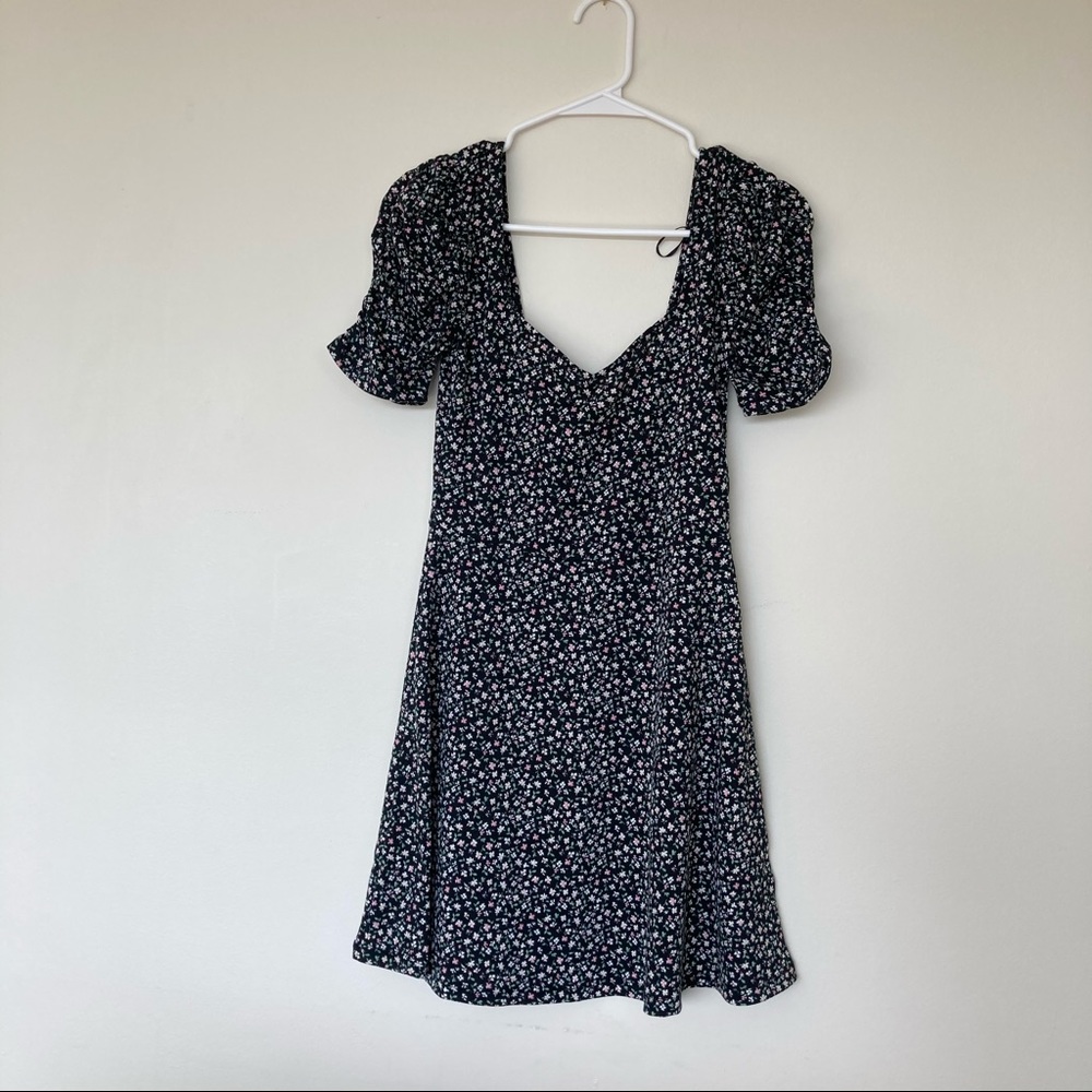 Floral Print Skater Dress